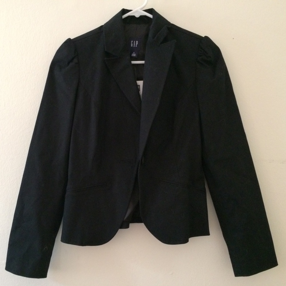 Single button stretch blazer